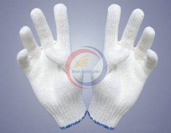Găng tay sợi cổ blue Hàn Quốc - 50g