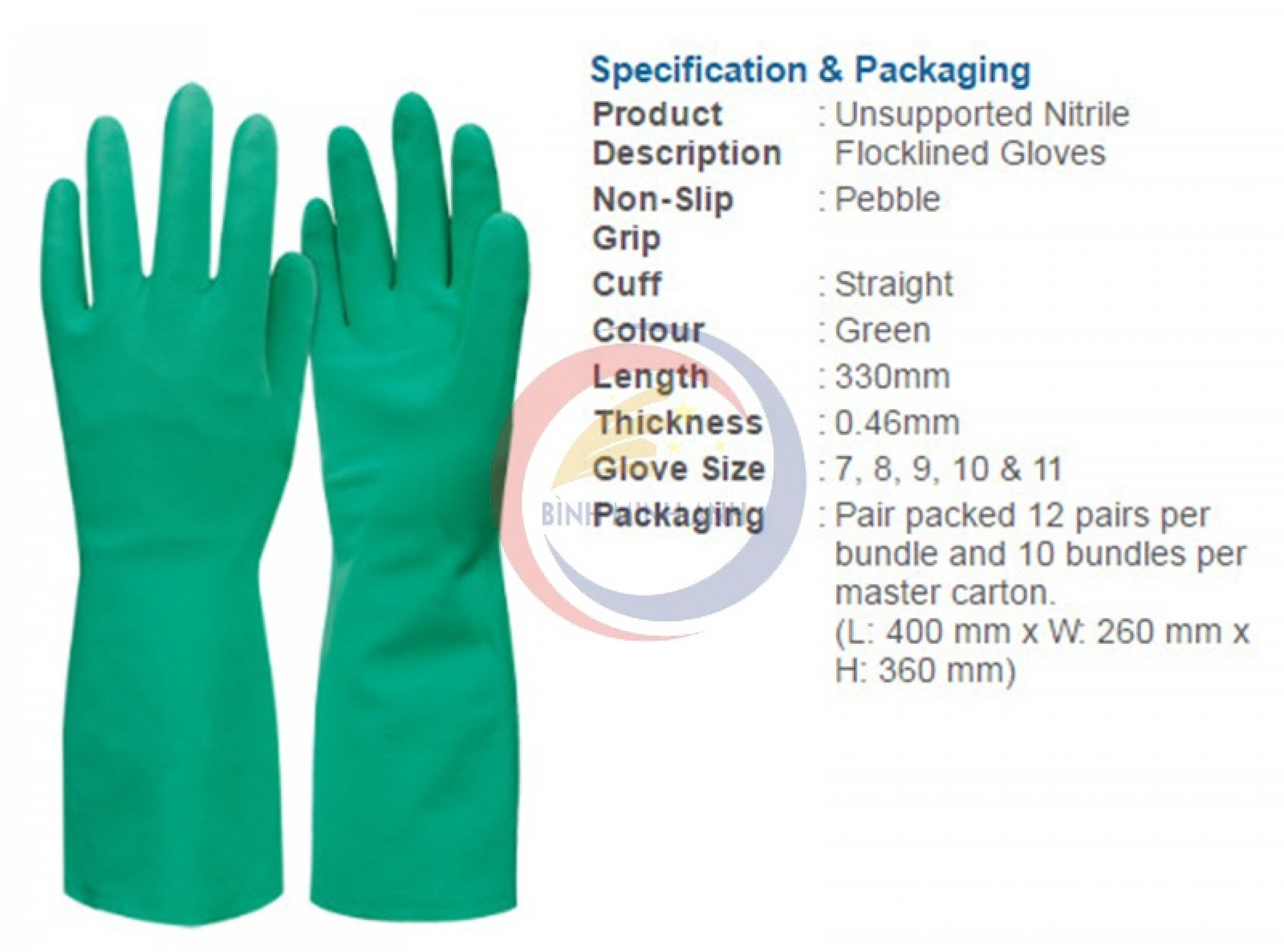 Găng tay chống hóa chất, chống dầu GC-F-07C